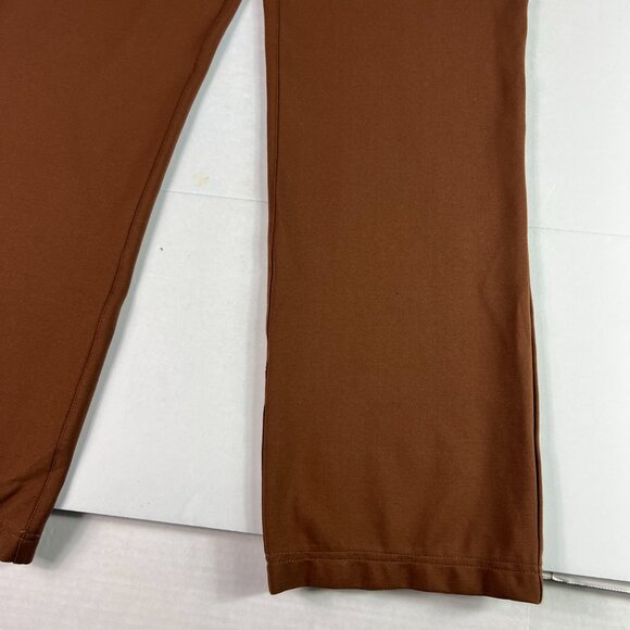 Betabrand Dress Pants Women's 35x28* 7 Pocket Straight Brown Stretch Yoga Tag XL - Picture 5 of 16